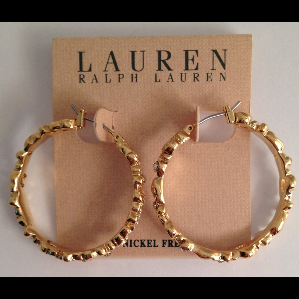 Ralph Lauren Nigiri Hoop Earrings